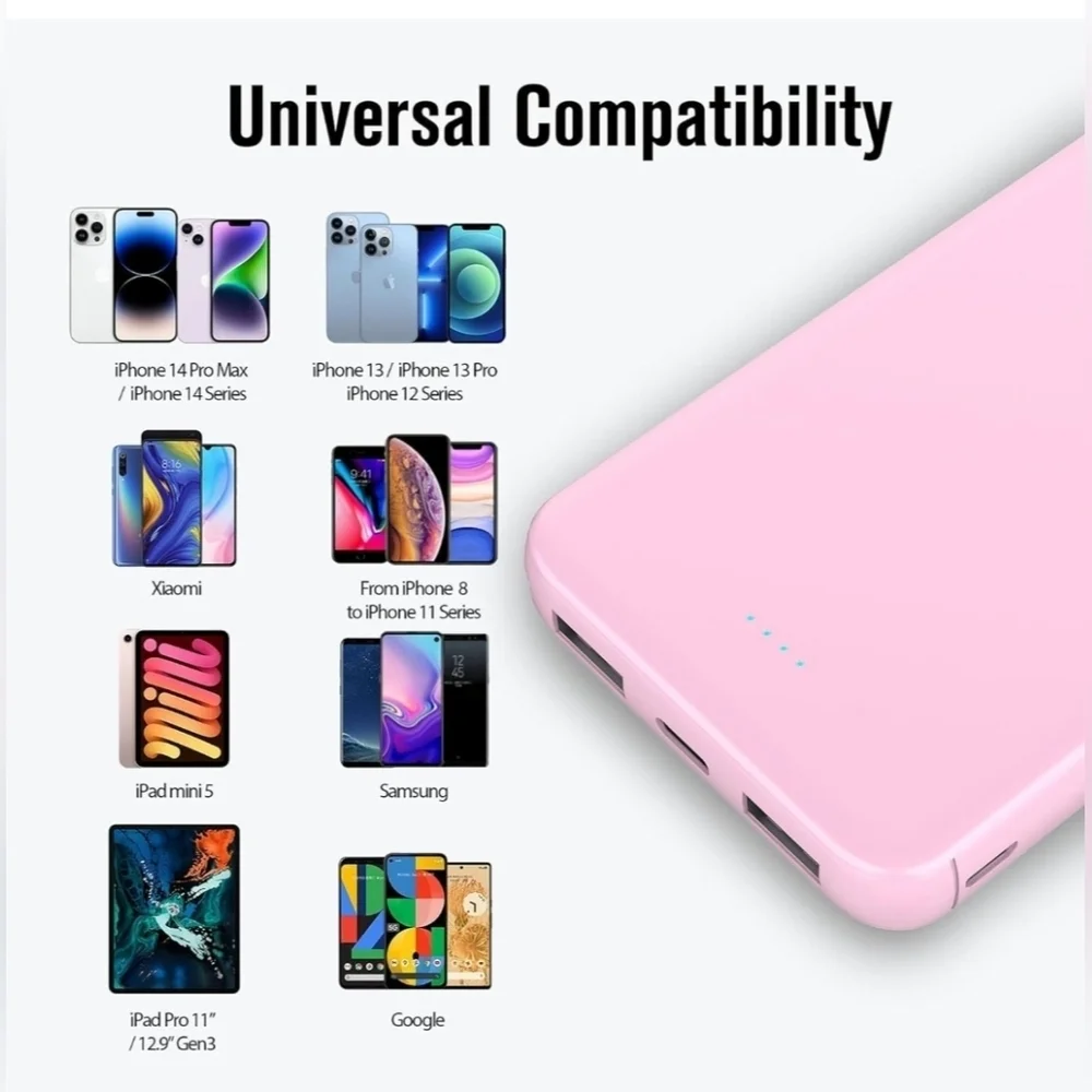 Universal Pink Power Bank
